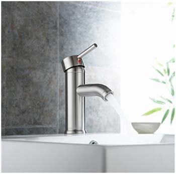 Penne Single Handle Chrome Waterfall Sink & Bathtub Faucet With HandHeld Shower